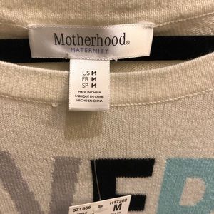 Motherhood maternity sweater